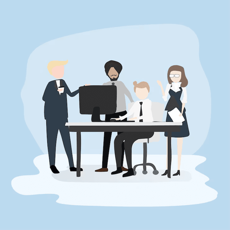 Customer help center agent thinking